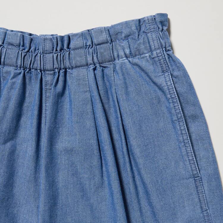 Uniqlo Chambray Sortky Detske Modre | EFVGLJ-145
