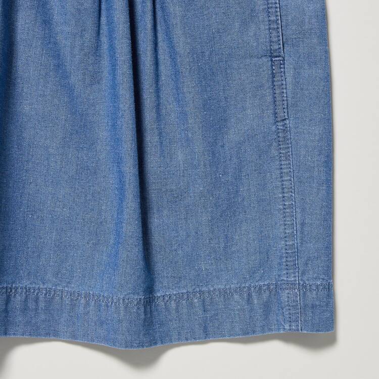 Uniqlo Chambray Sortky Detske Modre | EFVGLJ-145