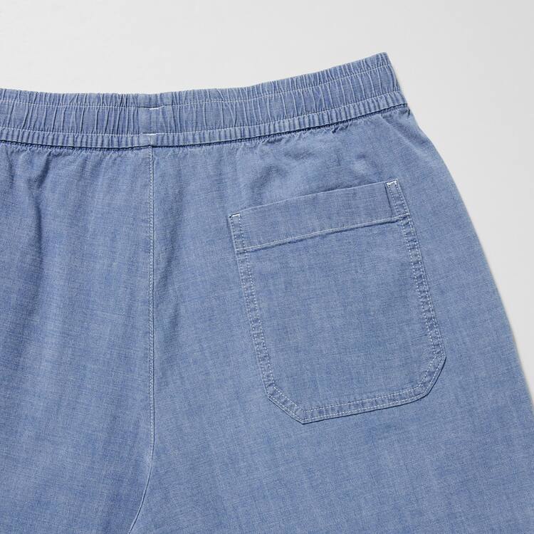 Uniqlo Chambray Stretch Easy Sortky Panske Modre | OPDELX-863