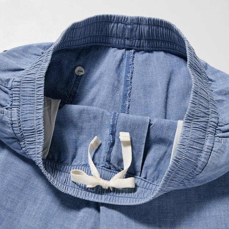 Uniqlo Chambray Stretch Easy Sortky Panske Modre | OPDELX-863