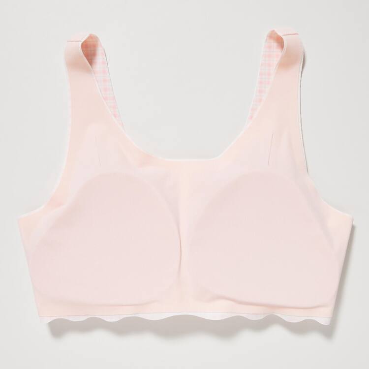Uniqlo Checked Airism Podprsenky Detske Ruzove | XSOJVR-792