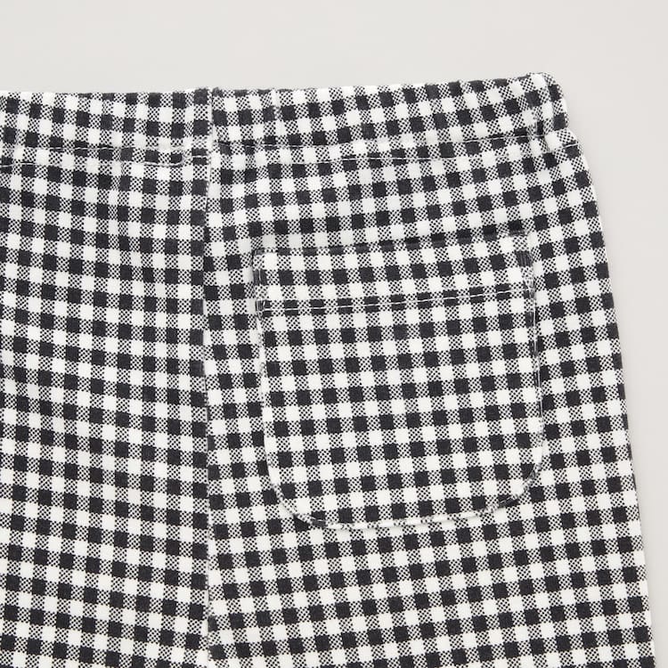 Uniqlo Checked Leginy Pre Babatka Čierne | COZBUY-974