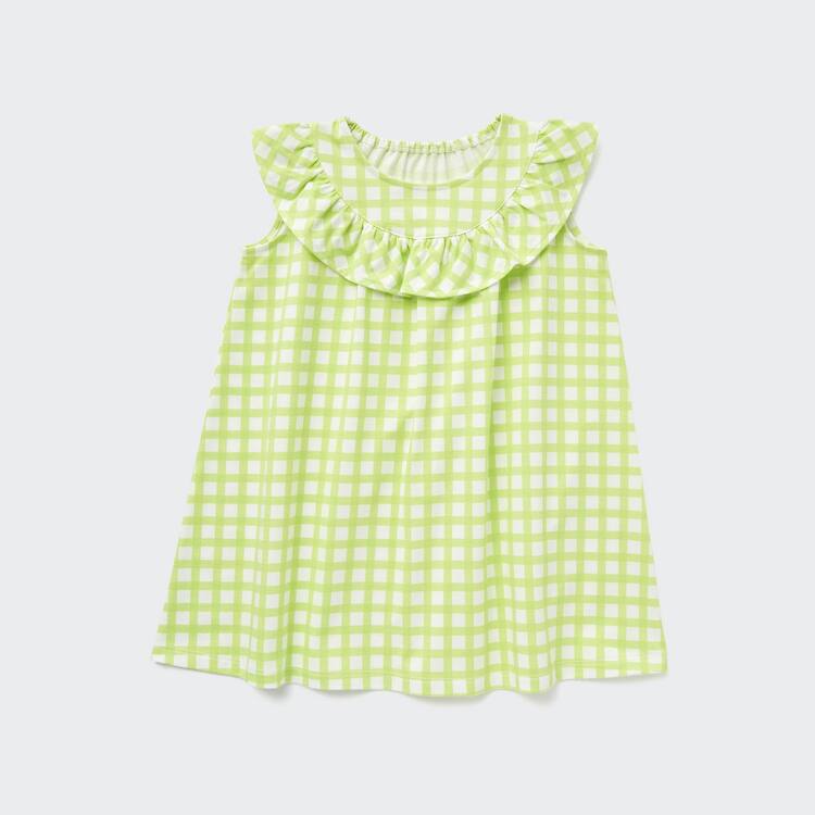 Uniqlo Checked Saty Pre Babatka Svetlo Zelene | KUVPTQ-187