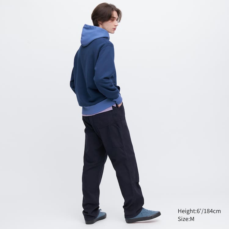 Uniqlo Colour Block Sweat Pullover Mikiny S Kapucňou Panske Modre | MVJSHK-351