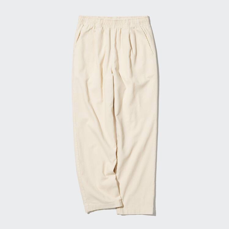 Uniqlo Corduroy Relaxed Fit Ankle Length Nohavice Damske Béžové | VMOQZC-237