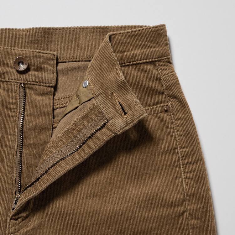Uniqlo Corduroy Slim Flared Nohavice Damske Hnede | TOLAVS-623