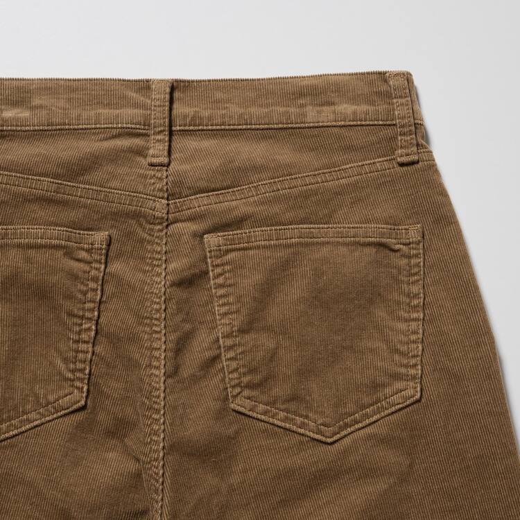 Uniqlo Corduroy Slim Flared Nohavice Damske Hnede | TOLAVS-623