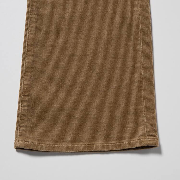 Uniqlo Corduroy Slim Flared Nohavice Damske Hnede | TOLAVS-623