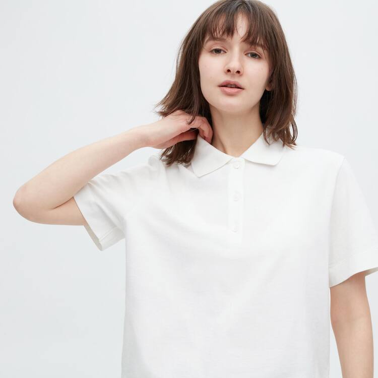 Uniqlo Cropped Relaxed Fit Kratke Sleeved Tricko Damske Biele | MAQJKS-130