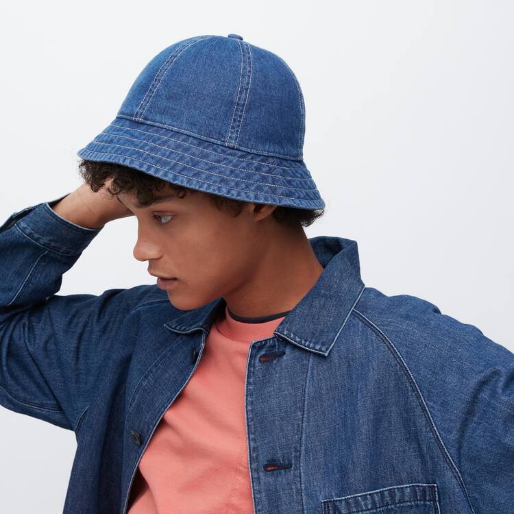 Uniqlo Denim Metro Klobuky Panske Modre | LNAXMS-632