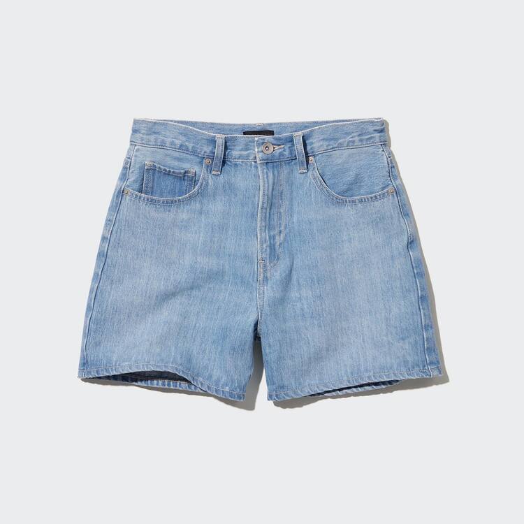 Uniqlo Denim Sortky Damske Modre | QLAJFZ-281