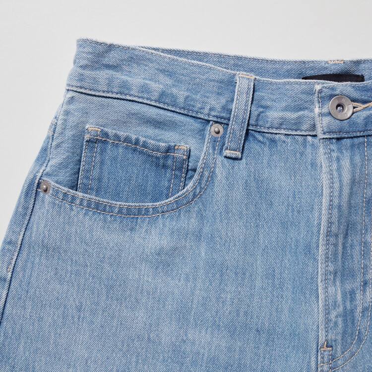 Uniqlo Denim Sortky Damske Modre | QLAJFZ-281