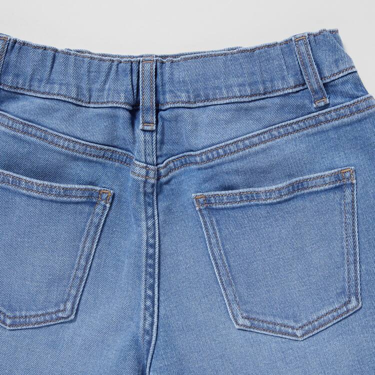 Uniqlo Denim Sortky Detske Modre | UPKVAN-289