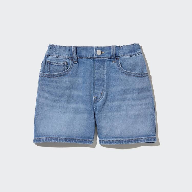 Uniqlo Denim Sortky Detske Modre | UPKVAN-289