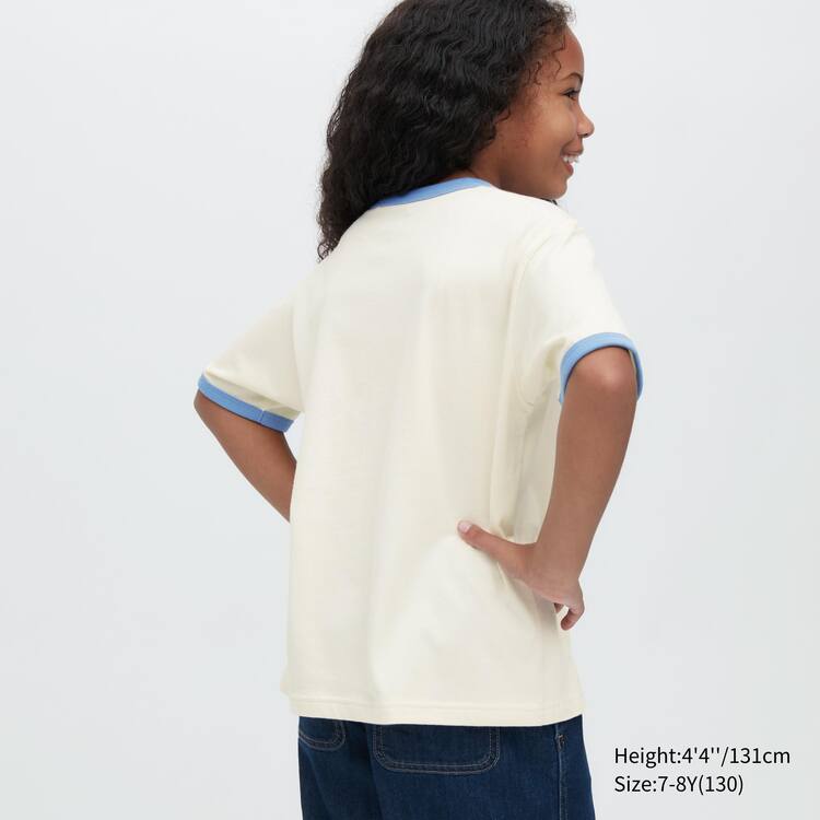 Uniqlo Disney Beyond Time Ut Grafika Tricko Detske Biele | CXORZW-512