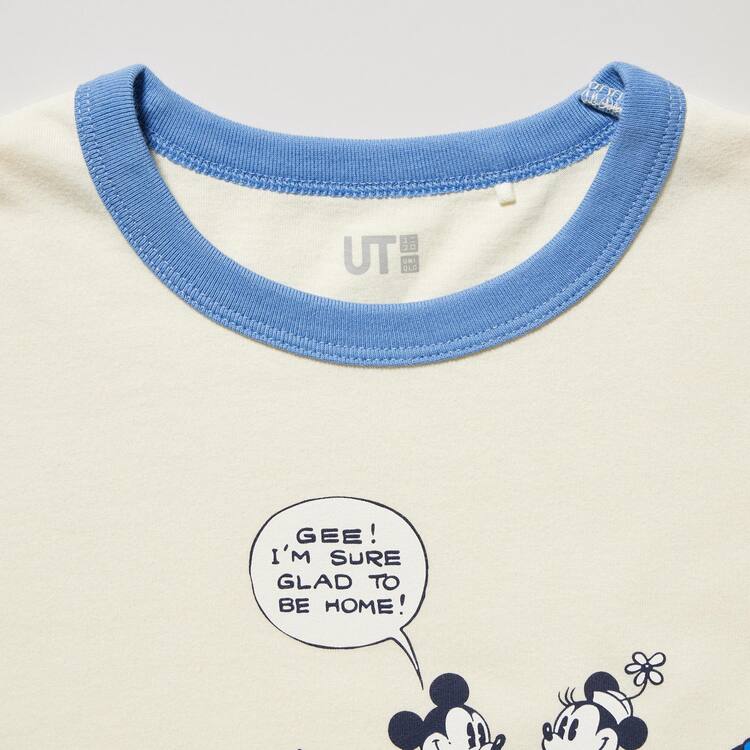 Uniqlo Disney Beyond Time Ut Grafika Tricko Detske Biele | CXORZW-512