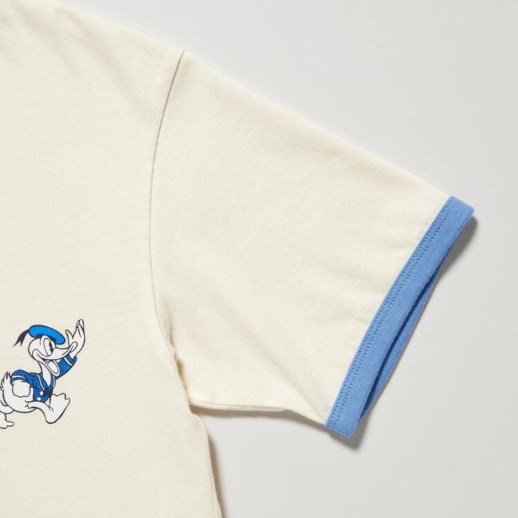Uniqlo Disney Beyond Time Ut Grafika Tricko Detske Biele | CXORZW-512