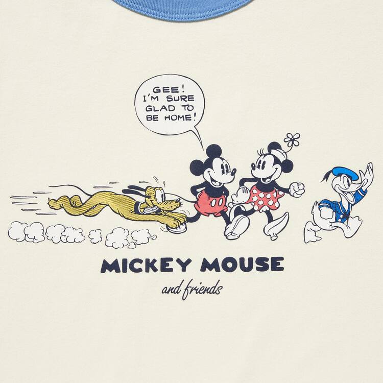 Uniqlo Disney Beyond Time Ut Grafika Tricko Detske Biele | CXORZW-512