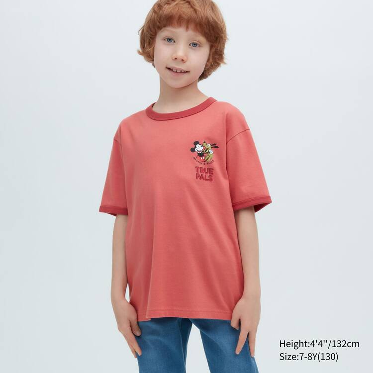 Uniqlo Disney Beyond Time Ut Grafika Tricko Detske Červené | LWVQKB-639