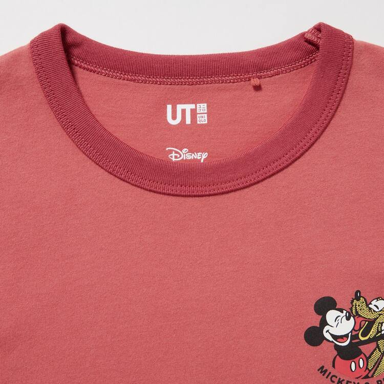 Uniqlo Disney Beyond Time Ut Grafika Tricko Detske Červené | LWVQKB-639