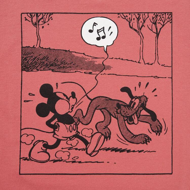 Uniqlo Disney Beyond Time Ut Grafika Tricko Detske Červené | LWVQKB-639
