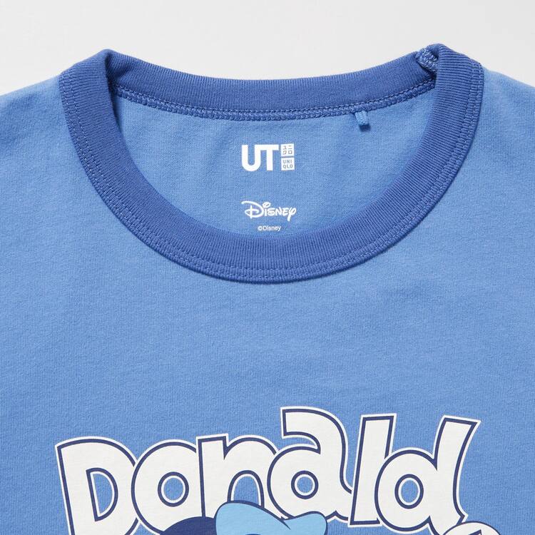 Uniqlo Disney Beyond Time Ut Grafika Tricko Detske Modre | TXRMEC-904