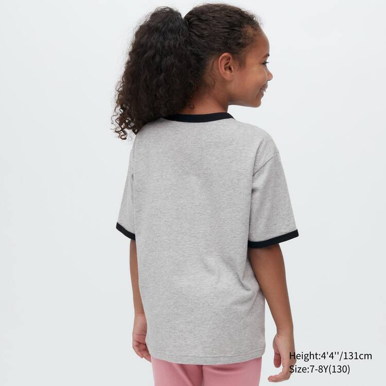 Uniqlo Disney Beyond Time Ut Grafika Tricko Detske Siva | VCNZYK-592