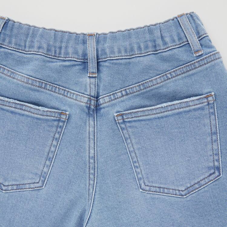 Uniqlo Distressed Denim Sortky Detske Modre | ULOKYA-532