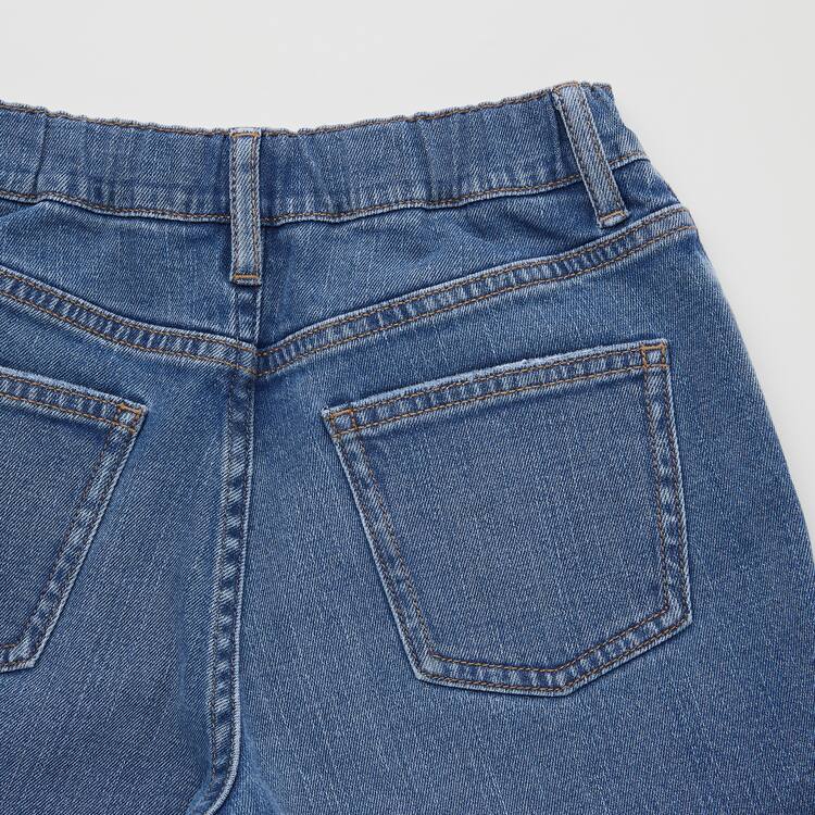 Uniqlo Distressed Denim Sortky Detske Modre | ULOKYA-532