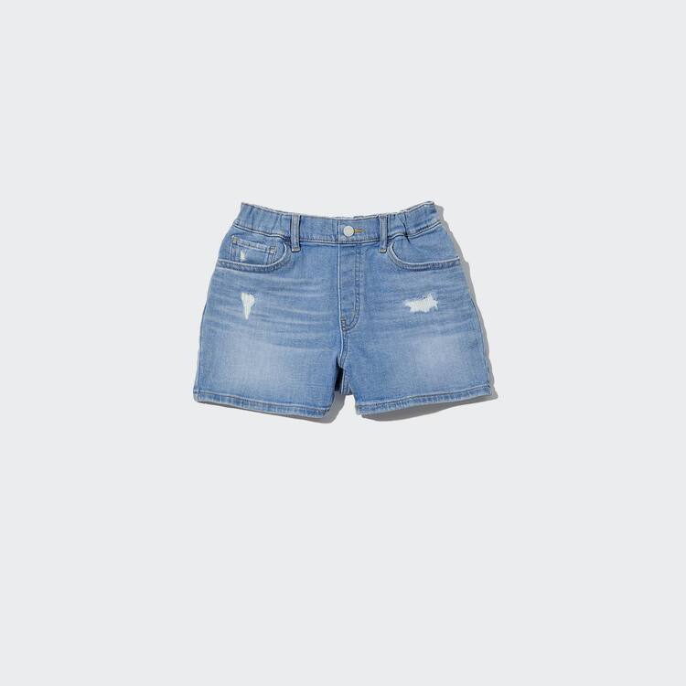 Uniqlo Distressed Denim Sortky Detske Modre | ULOKYA-532