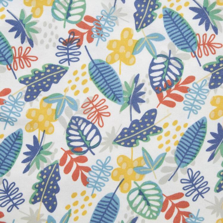 Uniqlo Dry Botanical Print Crew Neck Kratke Sleeved Tricko Pre Babatka Zelene | JMTYXZ-516