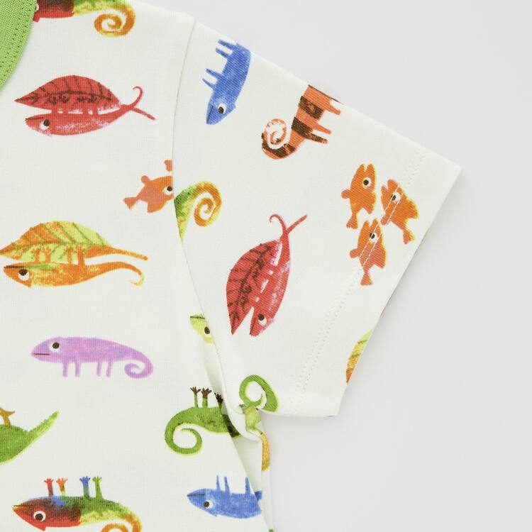Uniqlo Dry Picturebook Ut Kratke Sleeved Loungewear Pre Babatka Zelene | OMHYBN-465