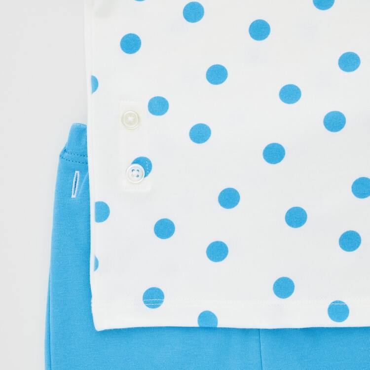 Uniqlo Dry Picturebook Ut Kratke Sleeved Loungewear Pre Babatka Modre Biele | UMBSTD-473