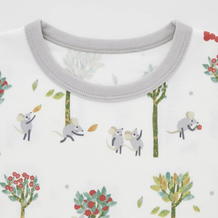 Uniqlo Dry Picturebook Ut Kratke Sleeved Loungewear Pre Babatka Biele | YFXQUV-291