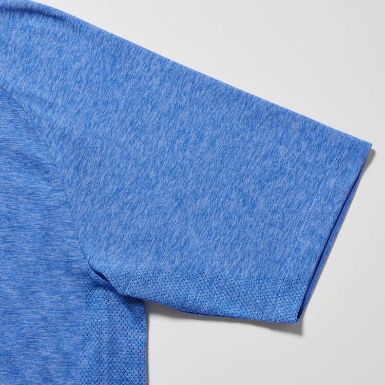 Uniqlo Dry-ex Crew Neck Kratke Sleeved Tricko Panske Modre | RPTVXF-249
