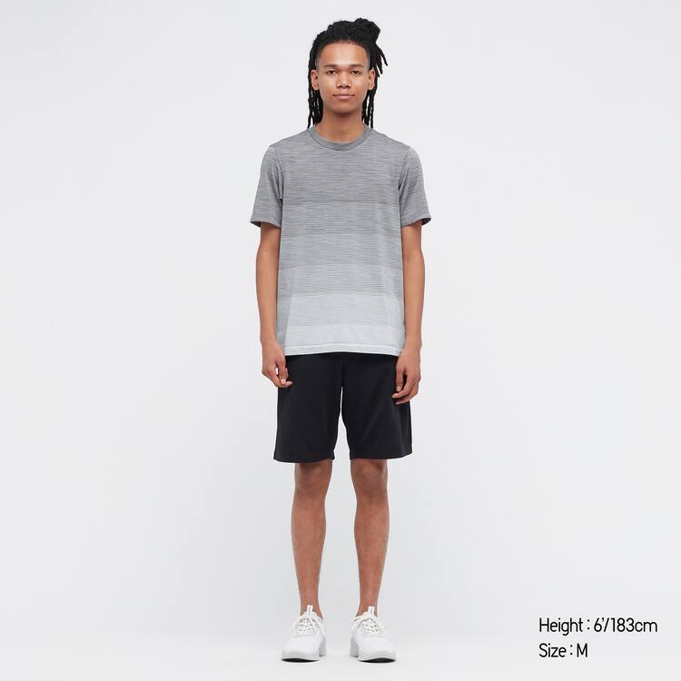 Uniqlo Dry-ex Crew Neck Tricko Panske Siva | ABXOHU-685