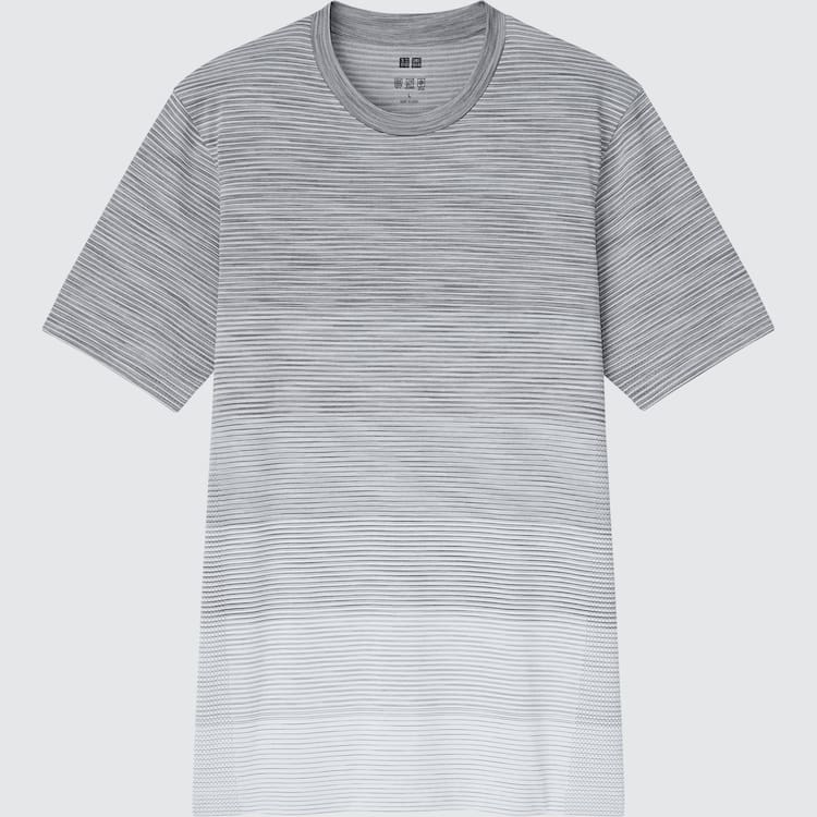 Uniqlo Dry-ex Crew Neck Tricko Panske Siva | ABXOHU-685