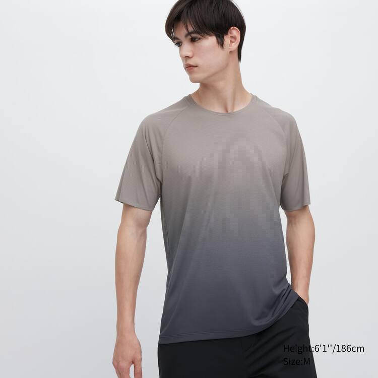 Uniqlo Dry-ex Crew Neck Tricko Panske Siva | ZKLVYT-534