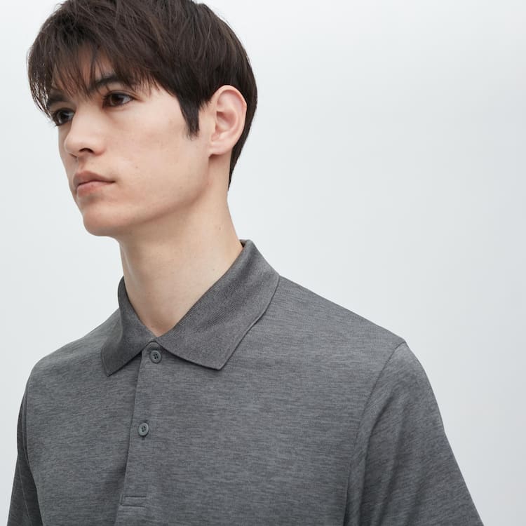 Uniqlo Dry-ex Tricko Panske Siva | OPKZUY-451