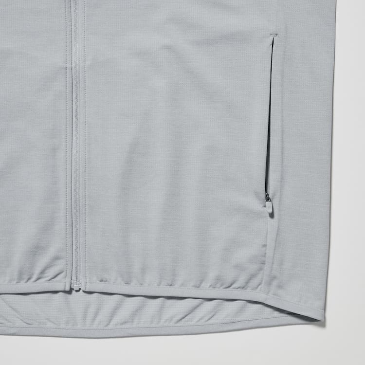 Uniqlo Dry-ex Uv Protection Zipped Mikiny Panske Svetlo Siva | KAFBMJ-872