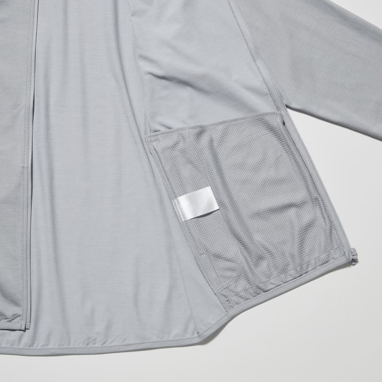 Uniqlo Dry-ex Uv Protection Zipped Mikiny Panske Svetlo Siva | KAFBMJ-872