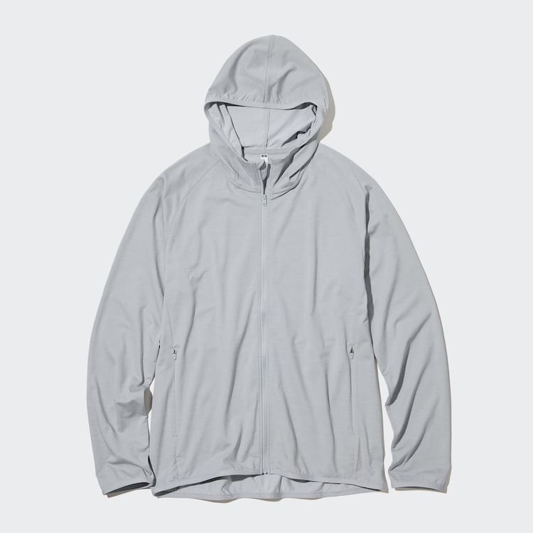 Uniqlo Dry-ex Uv Protection Zipped Mikiny Panske Svetlo Siva | KAFBMJ-872