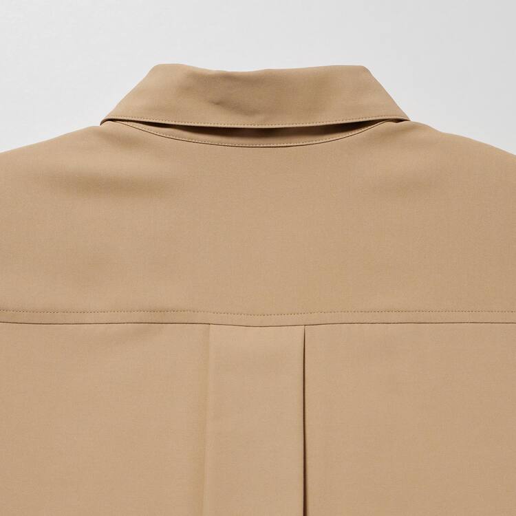 Uniqlo Easy Care Long Sleeved Kosele Damske Béžové | DFZLPH-109