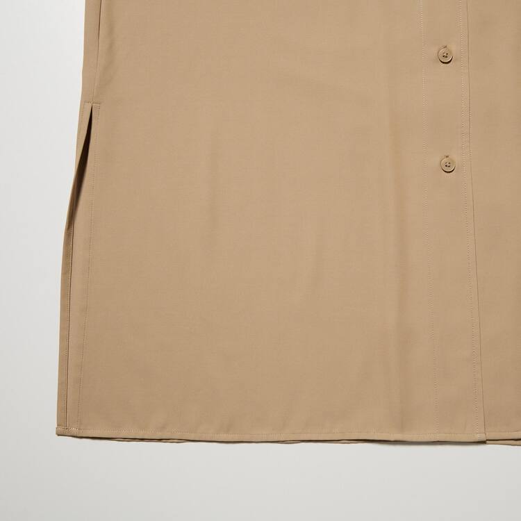 Uniqlo Easy Care Long Sleeved Saty Damske Béžové | RLMKWO-049