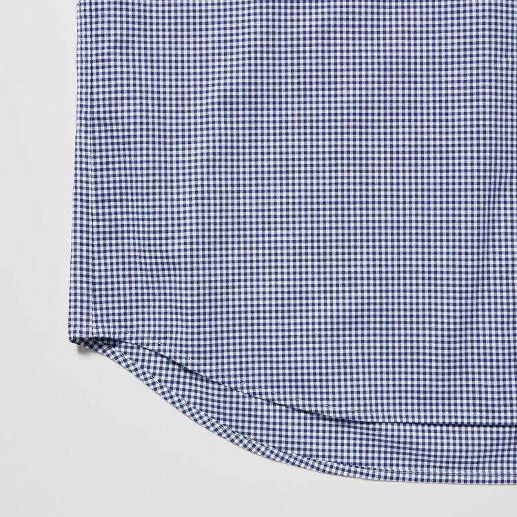 Uniqlo Extra Fine Bavlnene Broadcloth Long Sleeve Kosele Panske Modre | ALZGDK-472