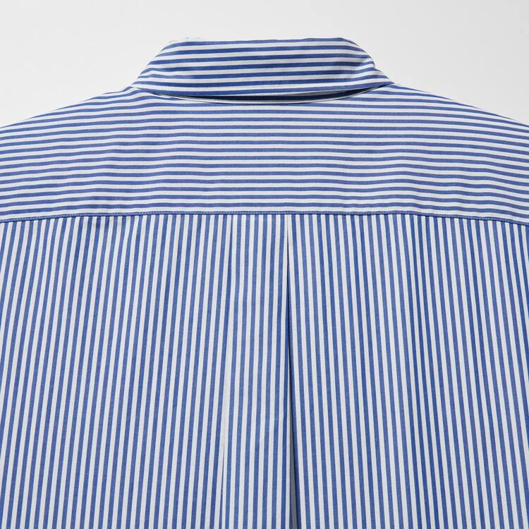Uniqlo Extra Fine Bavlnene Broadcloth Regular Fit (Button-down Collar) Kosele Panske Modre | DZRCEL-519