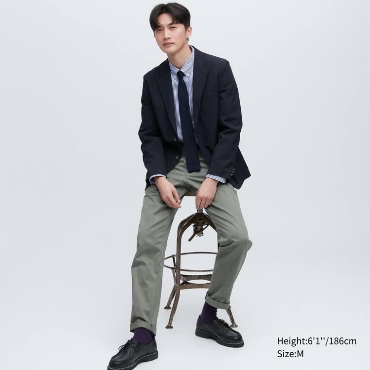 Uniqlo Extra Fine Bavlnene Broadcloth Regular Fit (Button-down Collar) Kosele Panske Modre | DZRCEL-519