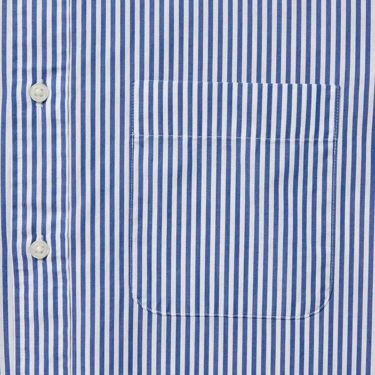 Uniqlo Extra Fine Bavlnene Broadcloth Regular Fit (Button-down Collar) Kosele Panske Modre | DZRCEL-519