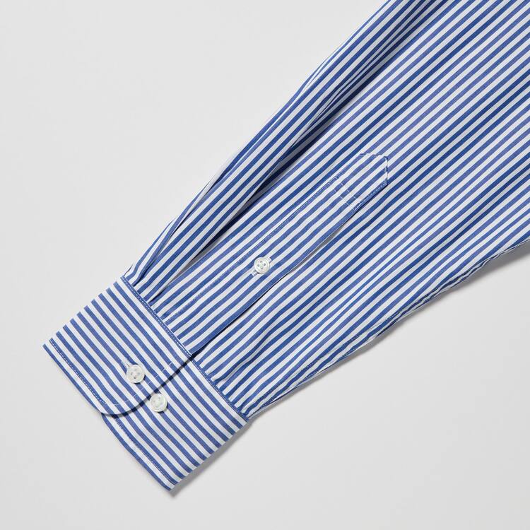 Uniqlo Extra Fine Bavlnene Broadcloth Regular Fit (Button-down Collar) Kosele Panske Modre | DZRCEL-519
