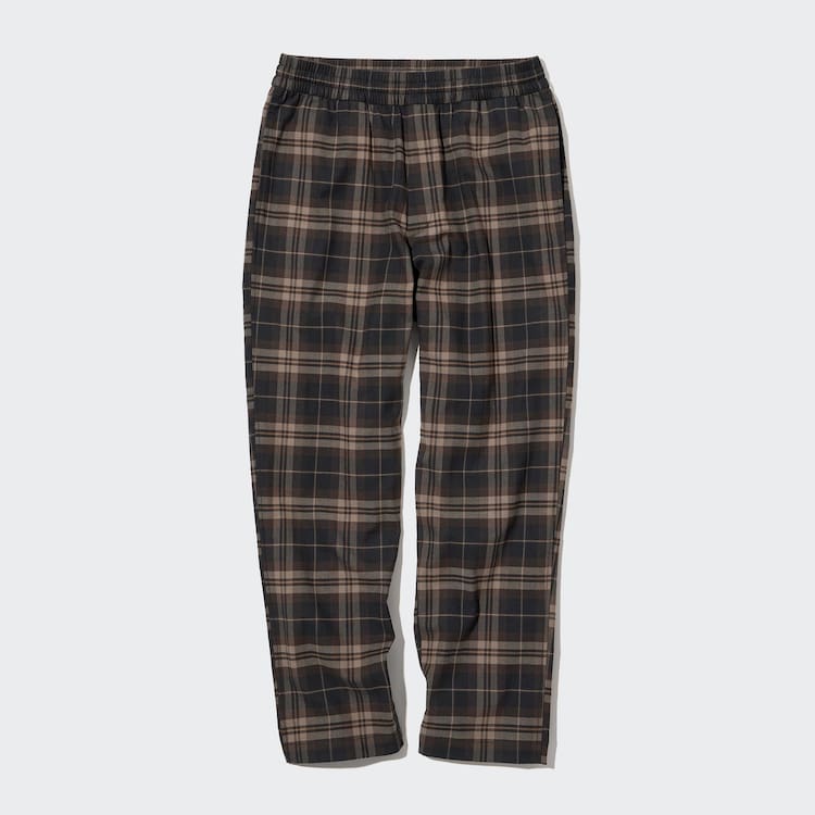 Uniqlo Flannel Ankle Length Loungewear Panske Hnede | DSIRTY-209